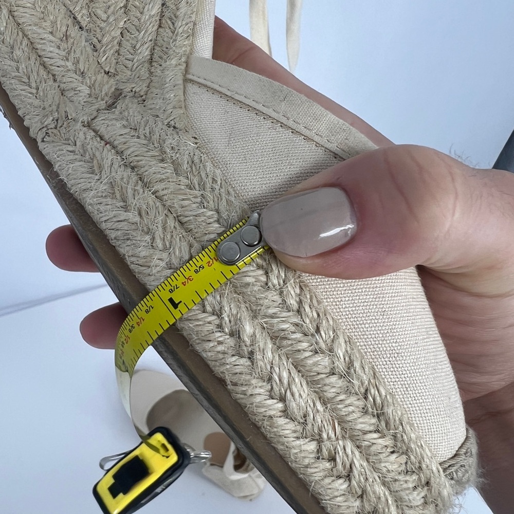 Express Cream Espadrille Wedges - Picture 13 of 14